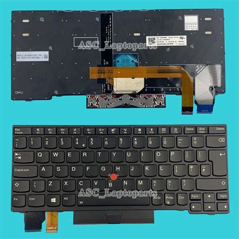 New Uk Qwerty Keyboard For Lenovo Thinkpad X280 A285 X395 X390 L13
