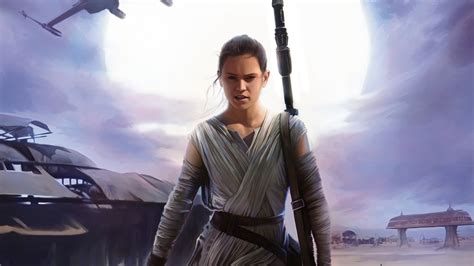 Rey Daisy Ridley Star Wars The Force Awakens Star Wars Movies