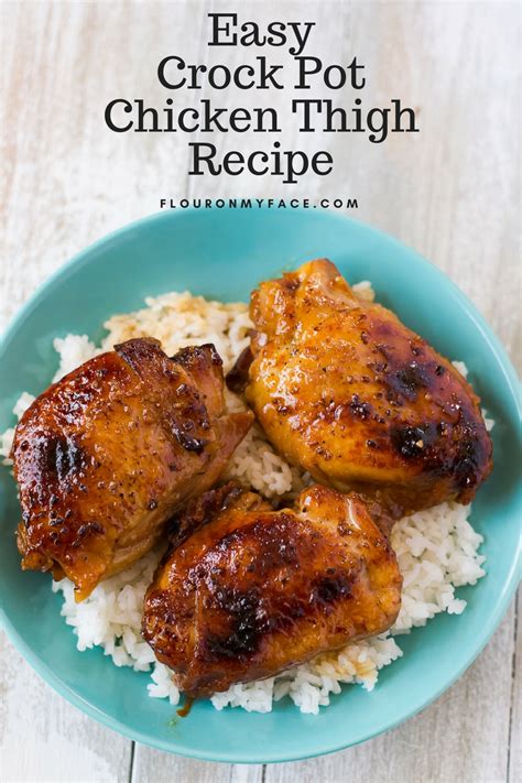 Crockpot chicken and rice is easy to make, healthy, creamy and a family favorite during busy weeknights. Crock Pot Honey Garlic Chicken - Flour On My Face