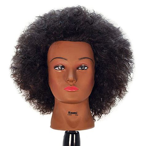 Free delivery and returns on ebay plus items for plus members. Naomi 16" Afro Style 100% Human Hair Cosmetology Mannequin ...