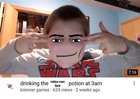 Drinking Roblox Man Face Potion At 3 Am Roblox Man Face Know Your Meme