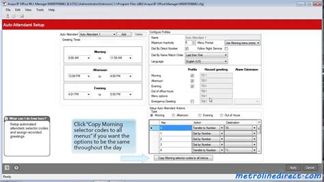 Avaya Voicemail Pro Auto Attendant - Avaya IP Office - How to Program Auto Attendant on IP500 - YouTube