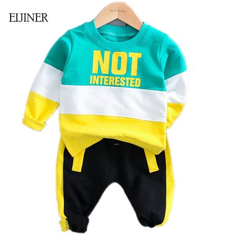 Baby Boy Sports Suit Baby Boys Clothing Set 018 Autumn Letters Infant