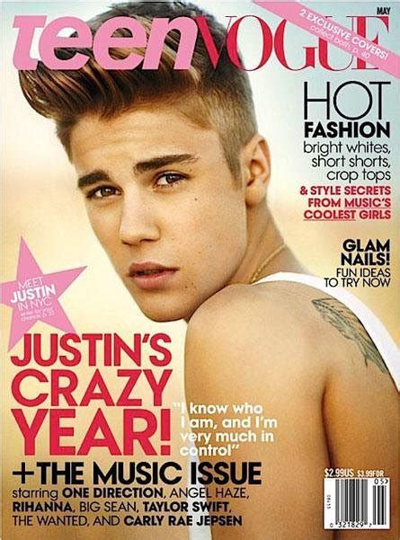 Justin Bieber Teen Vogue Cover Shoot