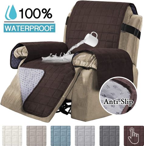 100 Waterproof Recliner Covers Velvet Slip Resistant