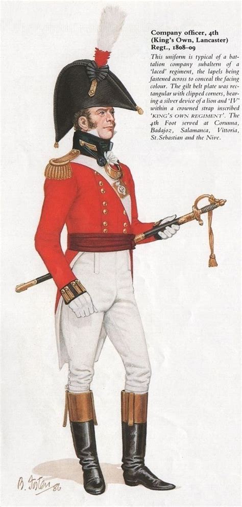 Company Officer 4th Regiment 1808 09 Double Click On Image To