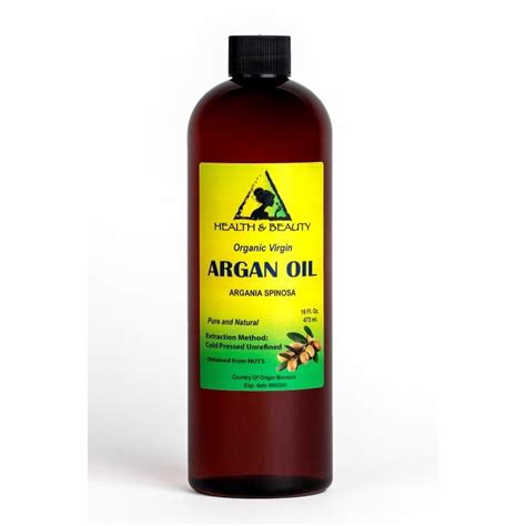 Argan Oil Unrefined Organic Extra Virgin Moroccan Cold Pressed Raw Pure
