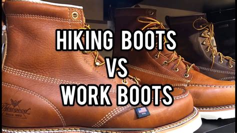 Work Boots Vs Hiking Boots Youtube