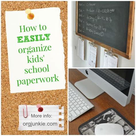 How To Easily Organize Kids School Paperwork Today