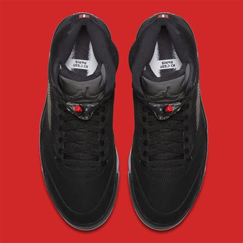 Nike x off white tag red custom zip tie 2018 air jordan 1 presto vapormax zoom. Air Jordan 5 Retro 'Paris Saint-Germain' Images | Sole ...