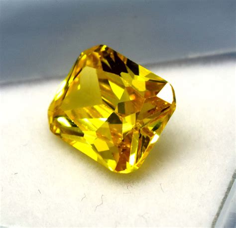 Emerald Shape Cgi Certified Valentine Offer Natural Yellow Etsy Uk