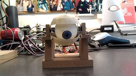 Animatronic Eyeball Prototype Iv Part 1 W Moving Eyelids Youtube