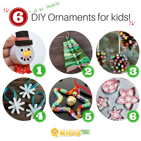 6 Diy Ornaments You Can Make With Your Kids Kids Email Blog