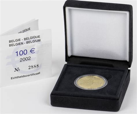 Belgien 100 Euro 2002 Albert Ii 1993 2013 Gründungsväter Europas