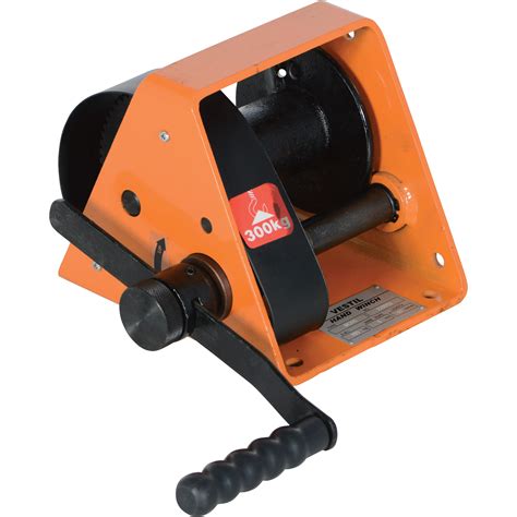 Vestil Single Speed Hand Winch With Load Pressure Brake Lb Load