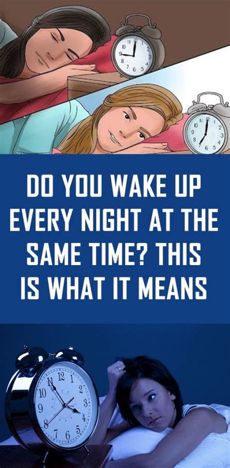 Do You Wake Up Every Night At The Same Time This Is What It Means