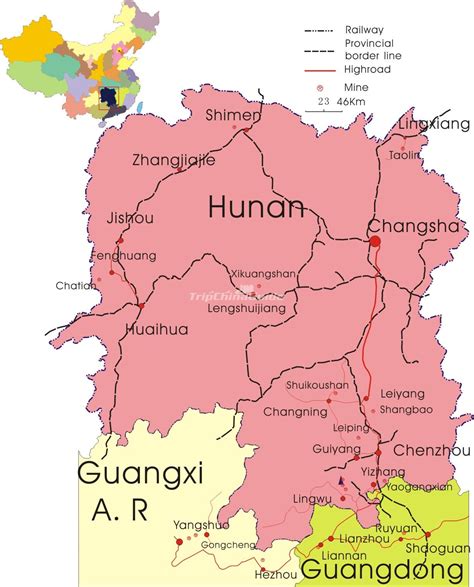 Maps Of Hunan