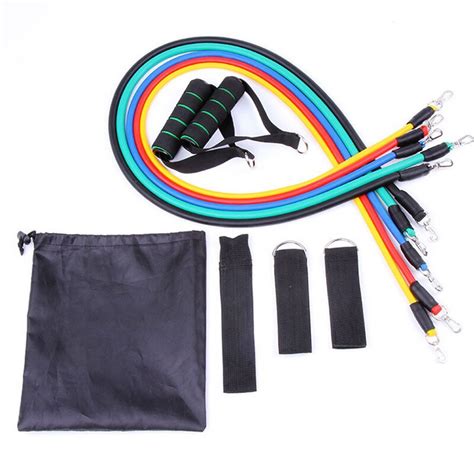 Xc Pcs Set Pull Rope Fitness Exercises Resistance Bands Yoga Crossfit Latex Tubes Pedal