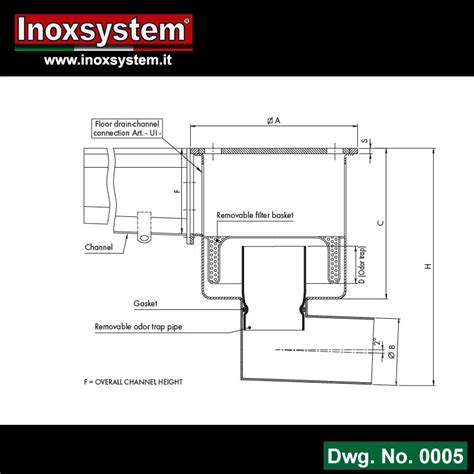 Total Hygienic Floor Drains With Connection In Stainless Steel