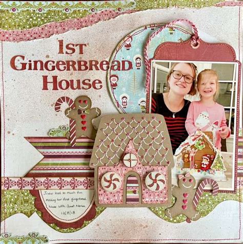 Gingerbread House Scrapbooking Layout Scrap Booking
