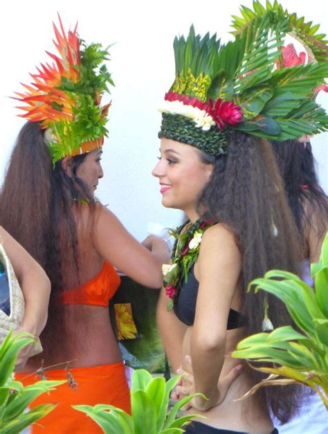 Ori B Ori Tahiti Nui Tahitian Dancer Polynesian Girls Hawaiian Woman Hawaiian Costume