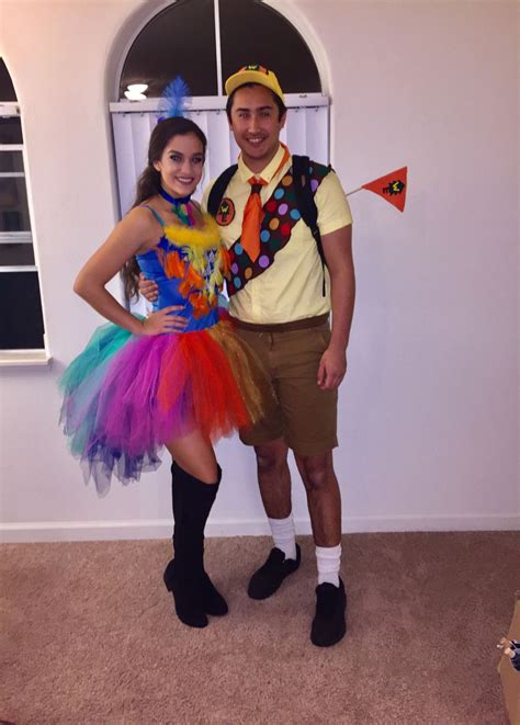 Disneys Up Movie Kevin And Russell Couples Costume Halloween