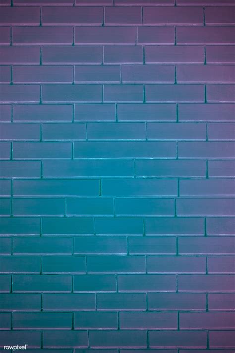 Brick Wall In Neon Light Premium Image By Eyeeyeview