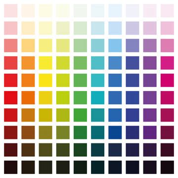 Printable Rgb Color Palette Swatches My Practical Skills Off