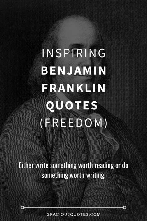 76 Inspiring Benjamin Franklin Quotes FREEDOM