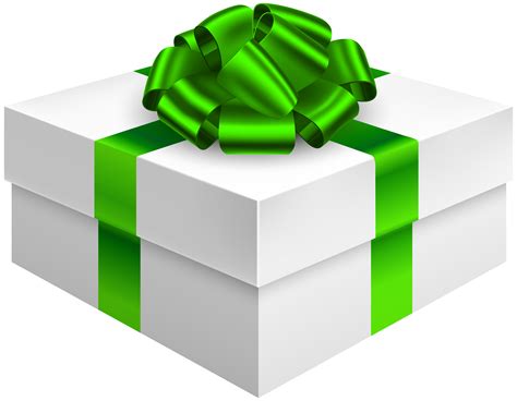 Plant the gift of love and friendship in someone's heart with a great green gift. Gift Box with Bow in Green PNG Clipart - Best WEB Clipart