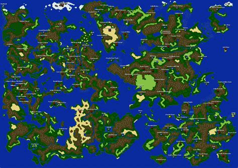 Final Fantasy World Map Chocakekids