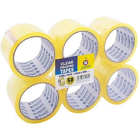 Bulk Clear Packing Tape 48mm X 50m Carton Of 72