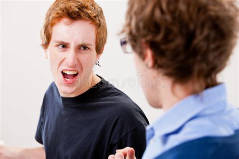 Misunderstanding Arguing And Harassing Each Other Stock Image Image