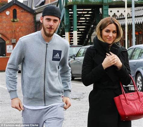 David De Gea Has Lunch With Fiancee And Manchester United Keeper Coach