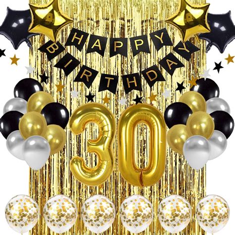 Adxco Black And Gold Birthday Banners Happy 16th Bithday Anniversary