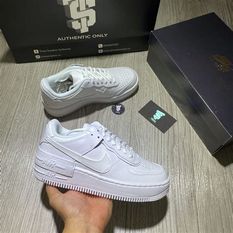 Nike Air Force 1 Shadow All White Ci0919 100 Trees Sneaker