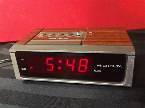 Vintage 70s Micronta Model No63 829 Solid State Digital Alarm
