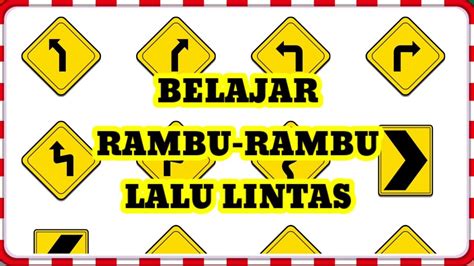 Belajar Rambu Rambu Lalu Lintas Youtube