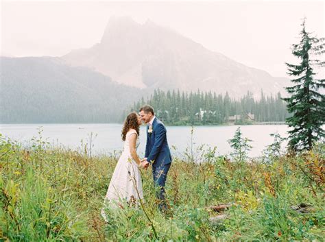 Emerald Lake Lodge Elopement Justine Milton Calgary Banff Wedding