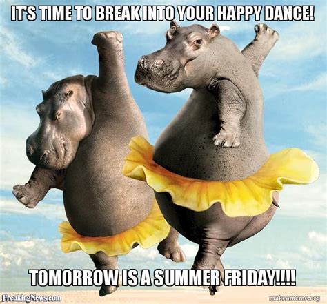 Happy Dance Friday Animal Meme