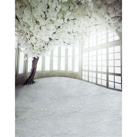 2018 5x7ft Vinyl Digital Wedding White Indoor Scene Flower Romance