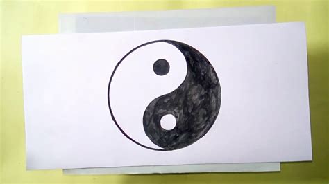 How To Draw The Yin Yang Symbol Youtube