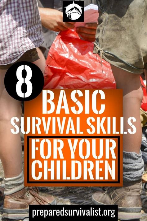 8 Basic Survival Skills For Your Children Kids Survival Skills