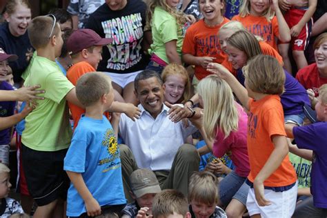 Une écrasante majorité d enfants vote pour Obama Maison Blanche 2012
