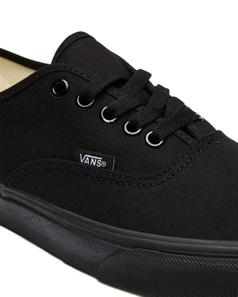 Vans Womens Authentic Shoe Black Black Surfstitch