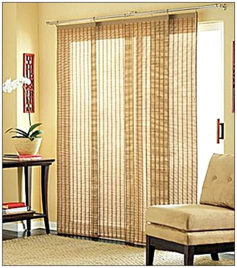 Whether vinyl or fabric, sliding glass door blinds offer a lot of advantages. HomeOfficeDecoration | Sliding door blinds ideas