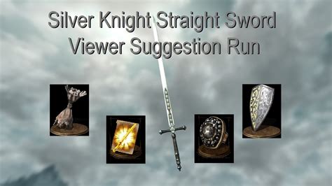 Dark Souls Silver Knight Straight Sword Run Pt1 Youtube