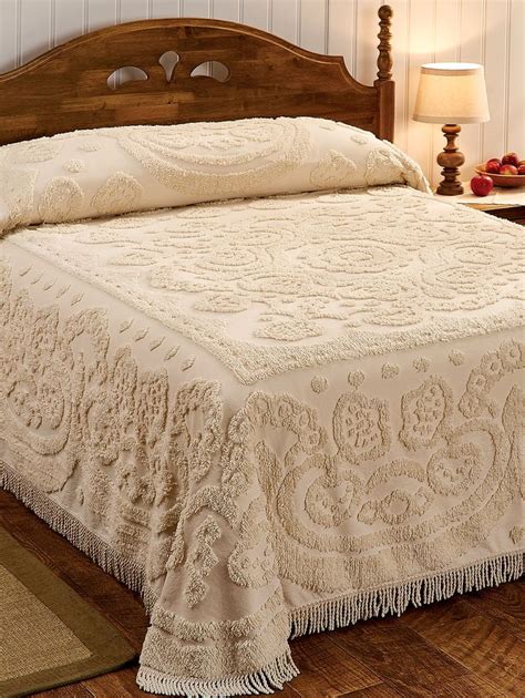 Floral Chenille Bedspread Bed Spreads Chenille Bedspread Vintage