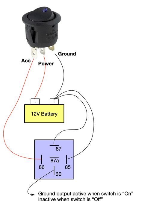 12 Volt Toggle Switch Wiring Diagram