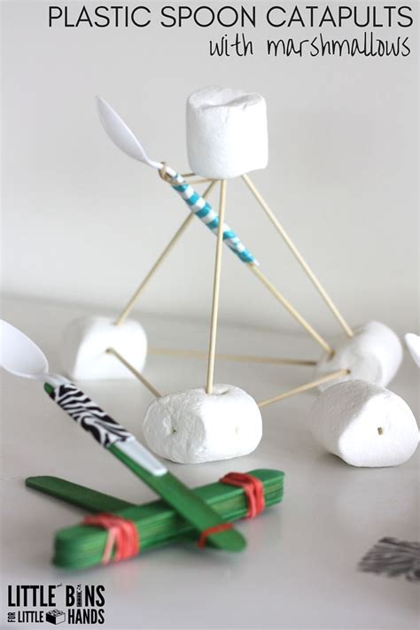 Build A Marshmallow Catapult Marshmallow Catapult Stem Projects For